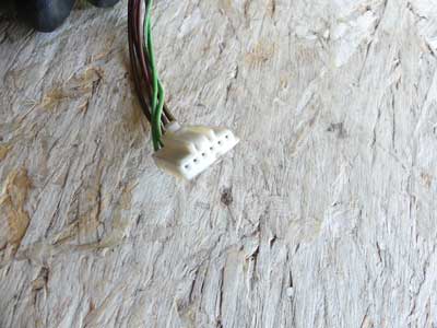 Mercedes White 6 Pin 6 Wire Connector 03854572282